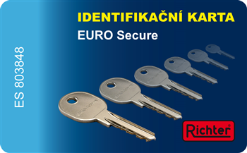 Cylindrická vložka Euro Secure, 30-40mm