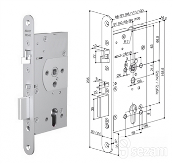 Samozamykací zámek ABLOY EL360/55/20