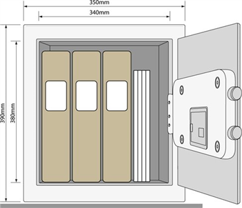 Sejf YALE VALUE LARG YSV/390/DB1