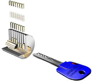 Zámková vložka Mul-T-Lock Integrátor, 35-50 mm