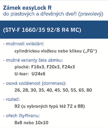 Zámek Winkhaus RT4