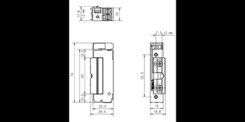 Effeff 138, E91 Elektrický otvírač Assa Abloy