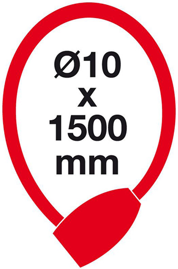 Kódový lankový zámek se světlem RL.3789