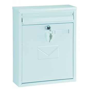 Poštovní schránka COMO - zadní vhoz stříbrná