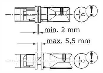 Hluboký samozamykací zámek Abloy 65-60A35 E91 - motorická část