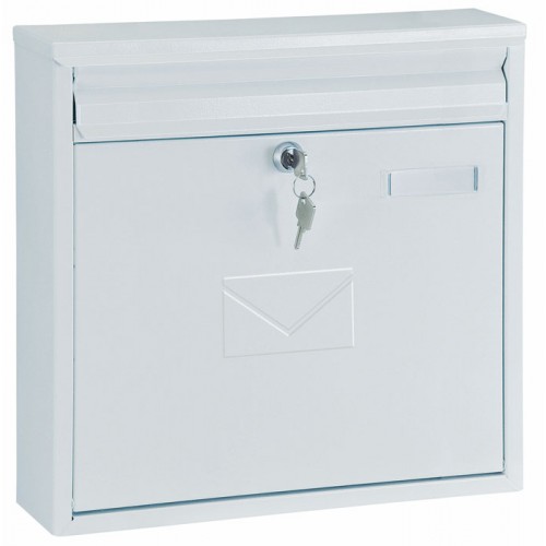 Poštovní schránka TERAMO - zadní vhoz bílá