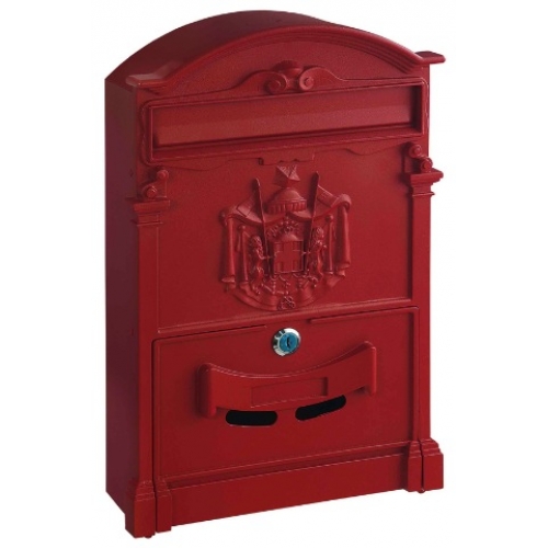 Poštovní schránka ASHFORD červená